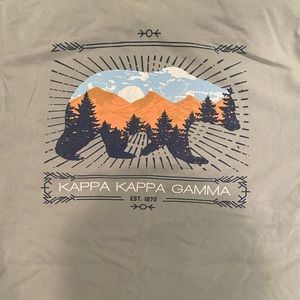 KKG tee in gray blue